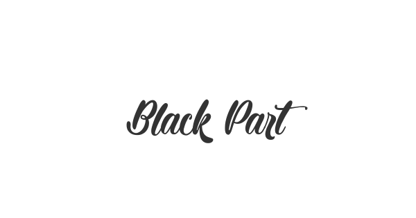 Black Party font thumbnail